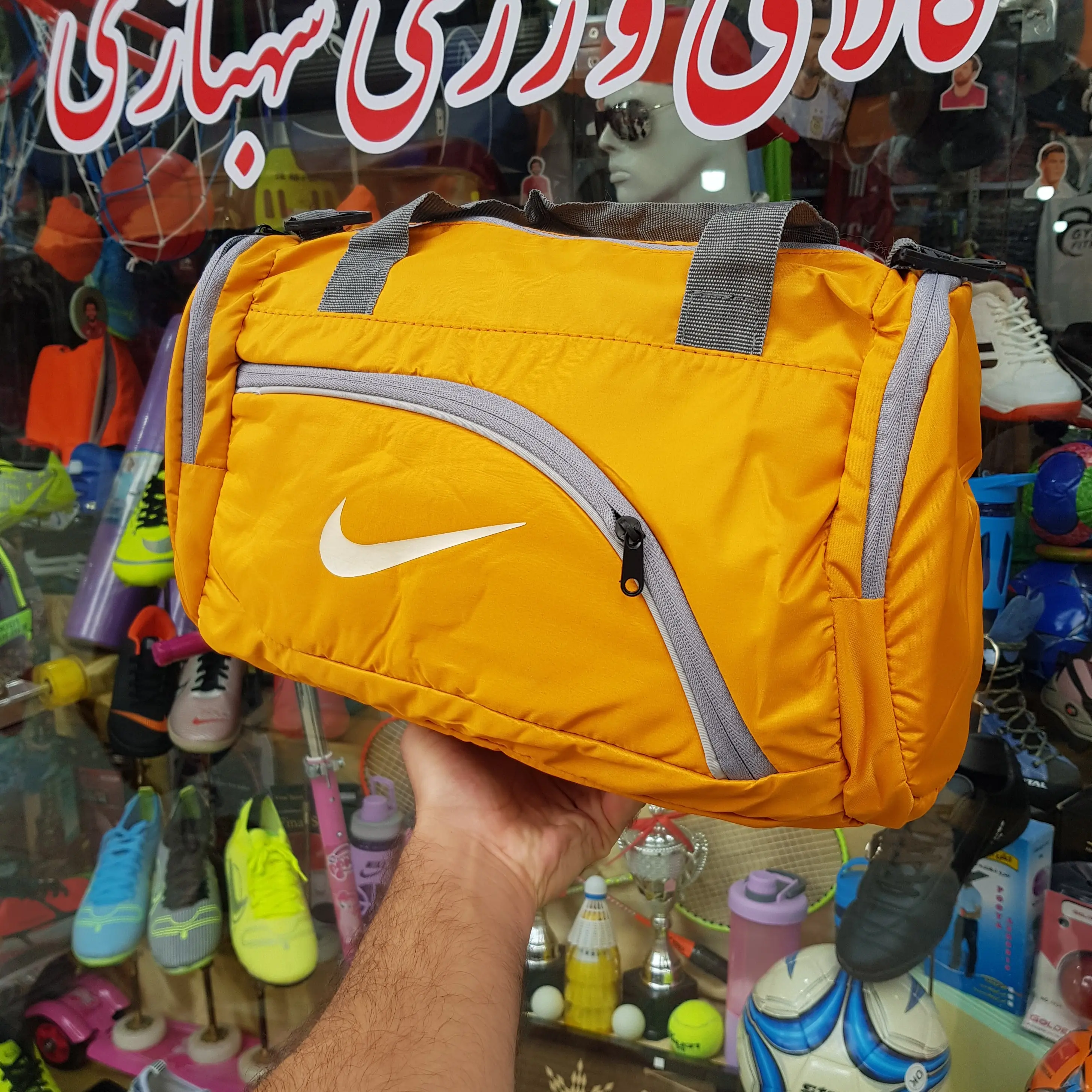 ساک ورزشی-مارک نایک-پارچه شمعی-جنس فوق العاده عالی