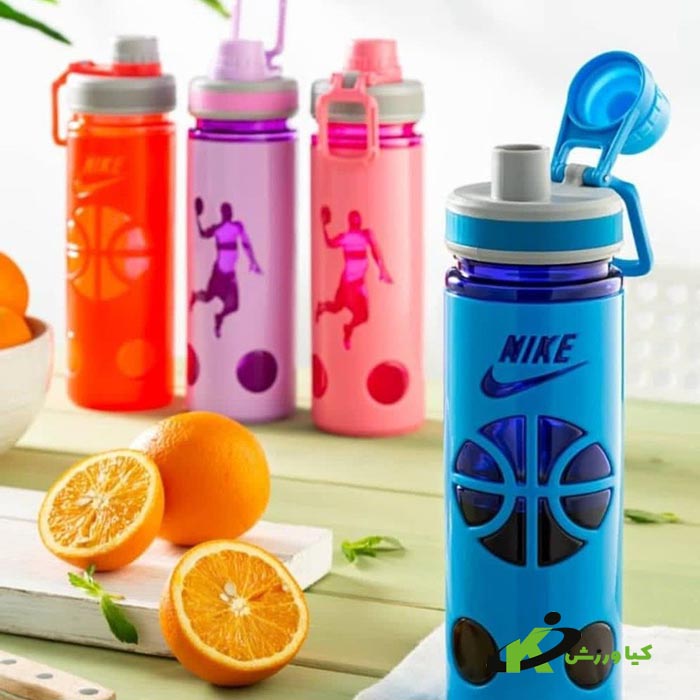 قمقمه ورزشی درب پبچی برند نایک-500ml-در رنگ بندی مختلف