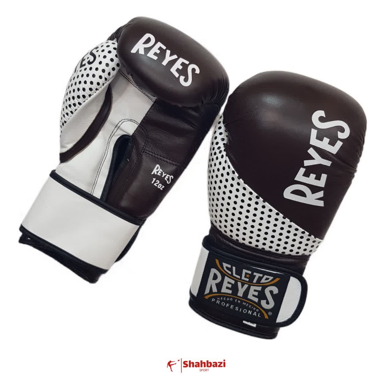 دستکش بوکس reyes-با چرم و دوخت پاکستان-جنس اعلا-شماره 12