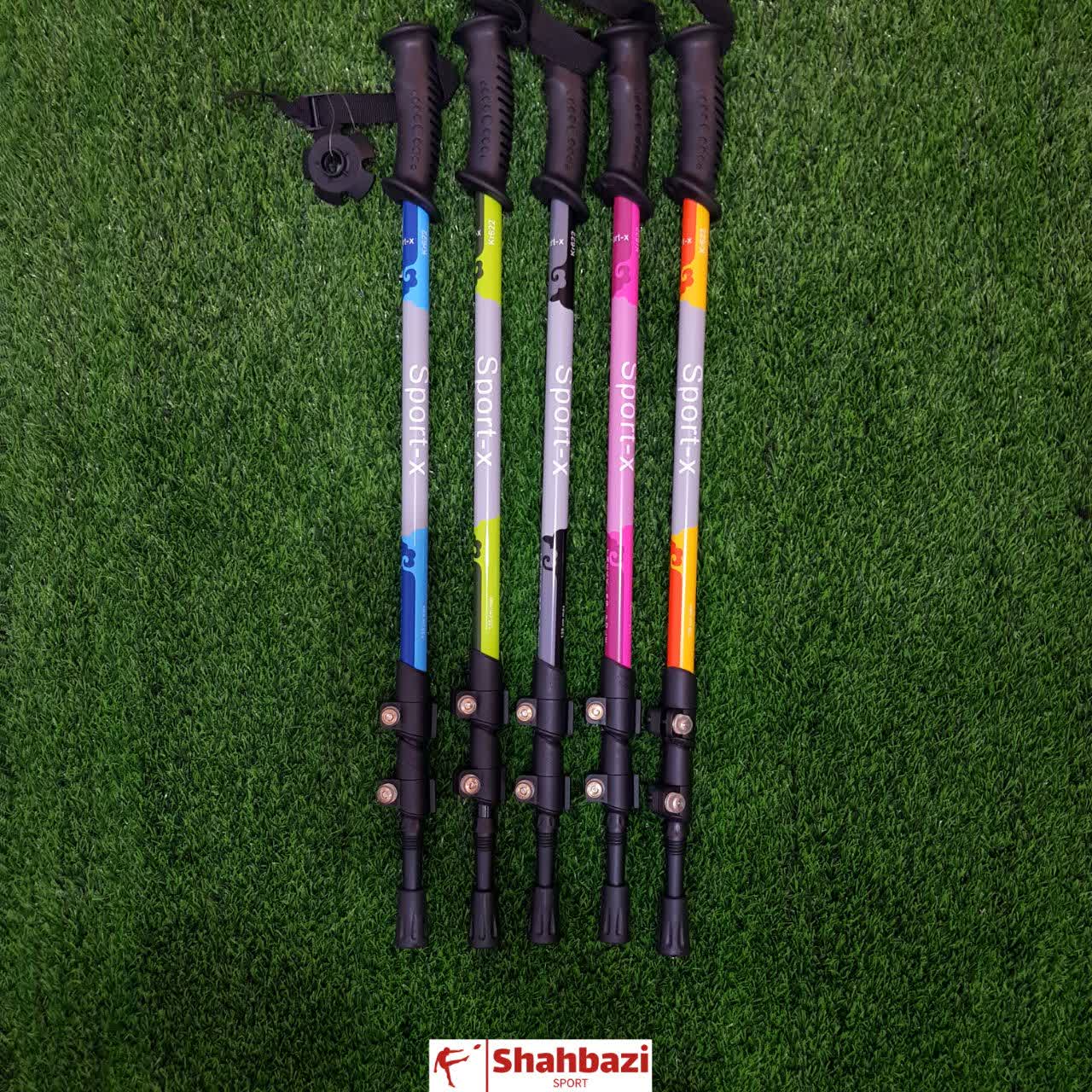 عصای کوهنوردی کلیپسی sport-h  فوق العاده عالی تکی