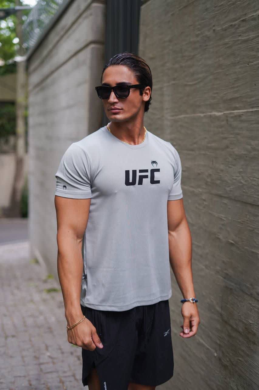 تیشرت ورزشی مردانه طرح سوزنی تنفسی ufc
