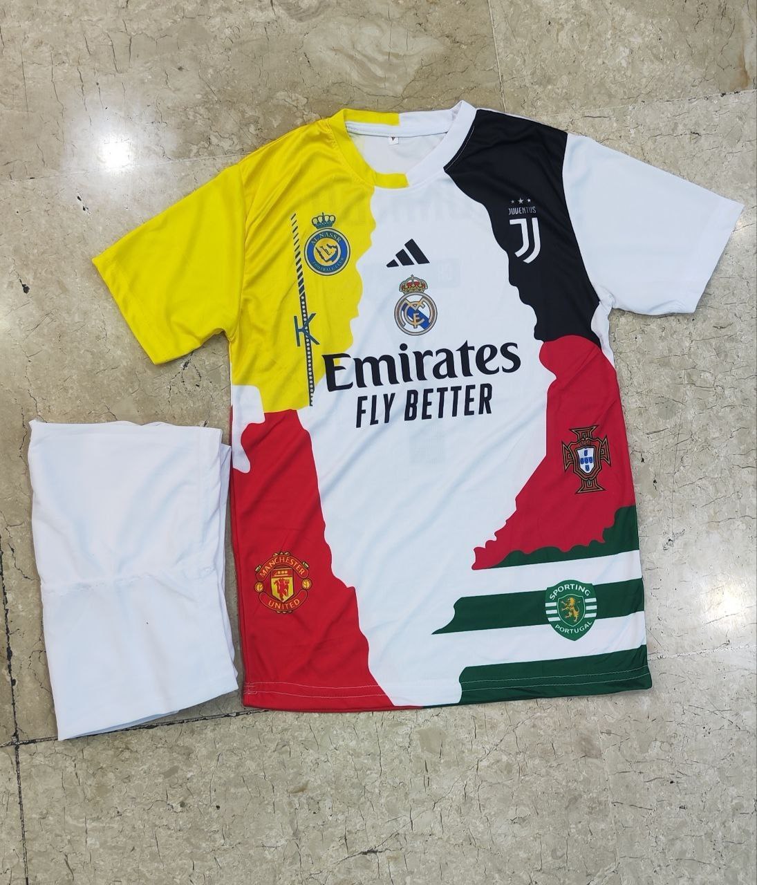 پیراهن شورت منتخب ادوار رونالدو پسرانه